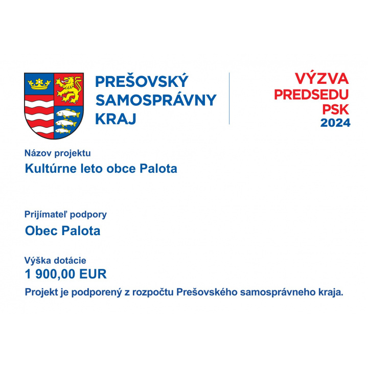 Výzva Predsedu PSK - Kultúrne leto